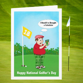 Cartão Happy Golfers Day Humor April 10
