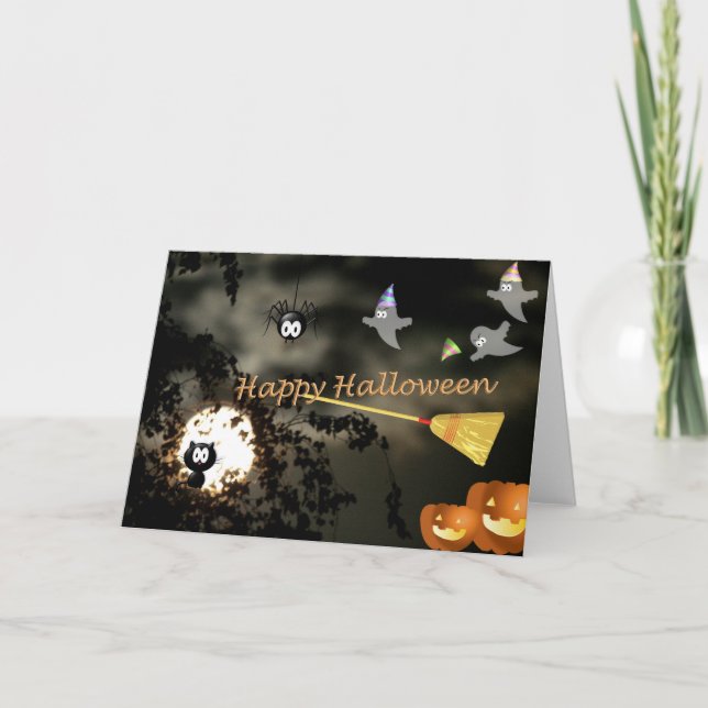 Cartão Happy Halloween (Frente)