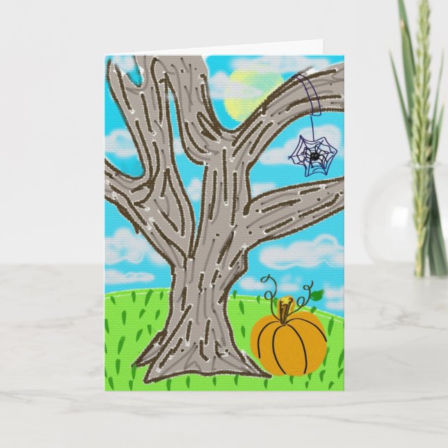 Cartão Happy Halloween! (Frente)