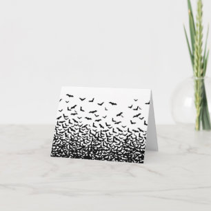 Cartão Happy Halloween! Bats