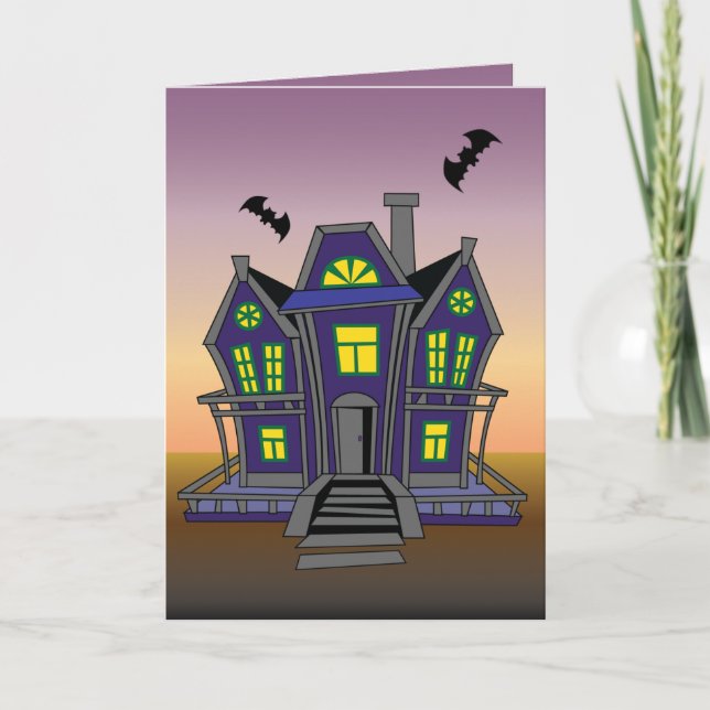 Cartão Happy Halloween Birthday Greeting Card (Frente)