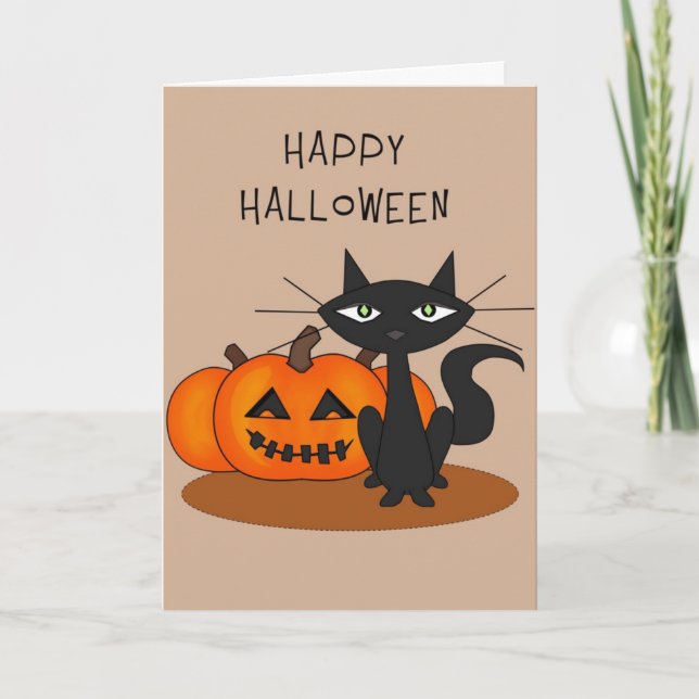 Cartão Happy Halloween Card (Frente)