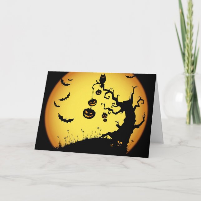 Cartão Happy Halloween card (Frente)