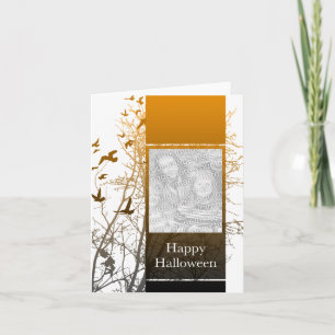 Cartão happy halloween photo card : silhouscreen