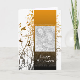 Cartão happy halloween photo card : silhouscreen