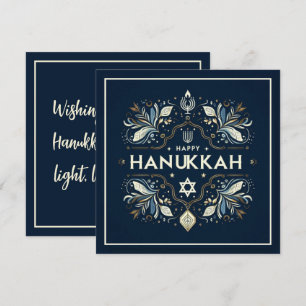 Cartão Happy Hanukkah