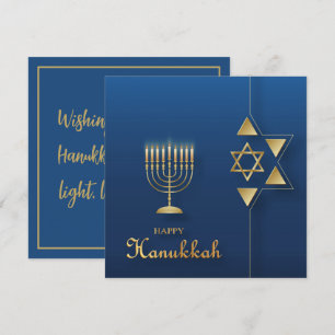 Cartão Happy Hanukkah