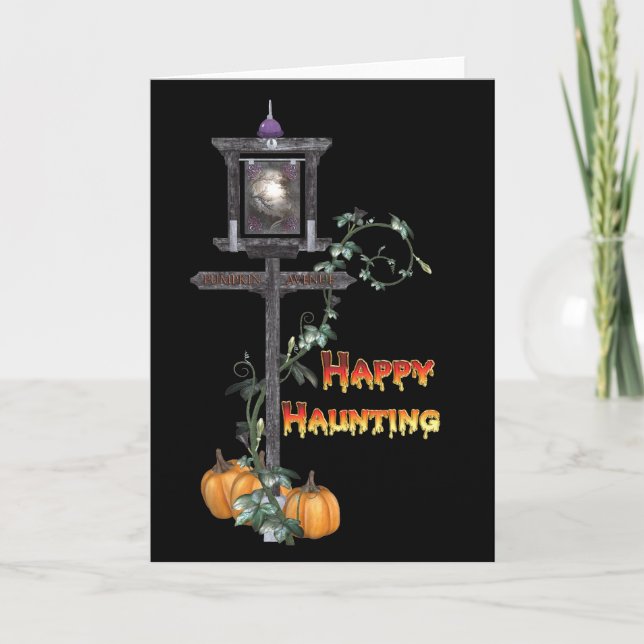 Cartão Happy Haunting (Frente)