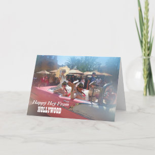 Cartão Happy Hollywood Greeting Card!