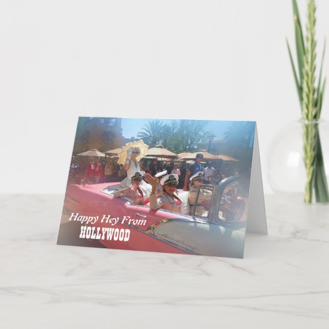 Cartão Happy Hollywood Greeting Card! (Frente)