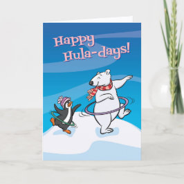 Cartão Happy Hula-Days (Blank Inside) Card