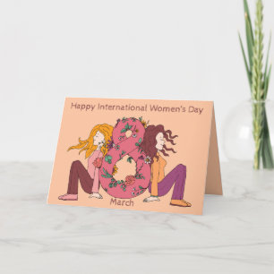 Cartão Happy International Women's Day (8 March)