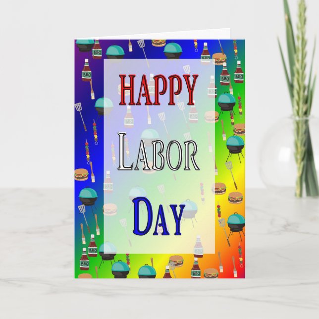 Cartão Happy Labor Day Card (Frente)