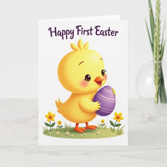 Cartão Happy Little Fowl Celebration Card (Frente)