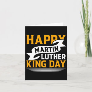 Cartão Happy Martin Luther King Day Sticker