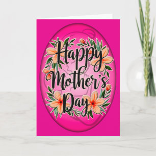 Cartão Happy Mother’s Day – Floral Elegant Design