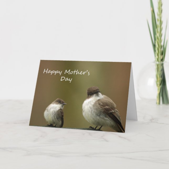 Cartão Happy Mother's Day Birds (Frente)