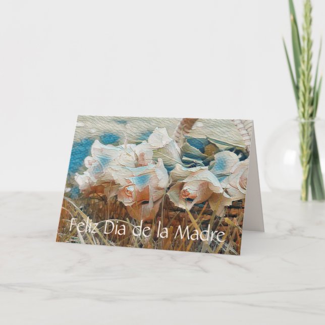 Cartão Happy Mother's Day Card in Spanish (Frente)