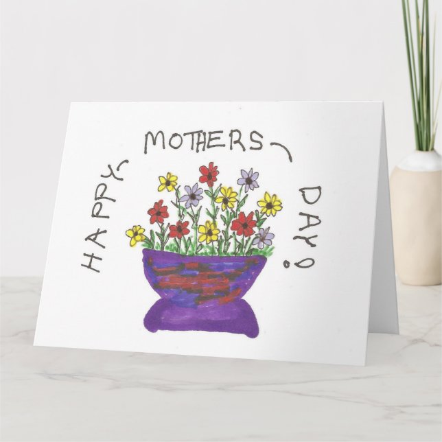 Cartão Happy Mother's Day Greeting Card (Frente)