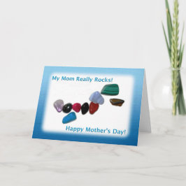 Cartão Happy Mother's Day My Mom Rocks