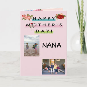 Cartão Happy Mother's Day Nana!
