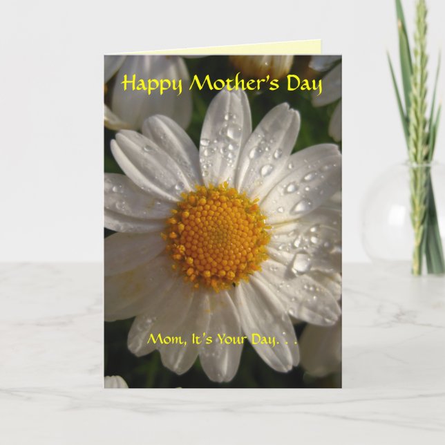 Cartão Happy Mother's Day, Sentimental (Frente)