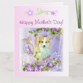 Cartão Happy Mother's Day Sweet Corgi