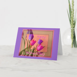 Cartão Happy Mother's Day! Tulips