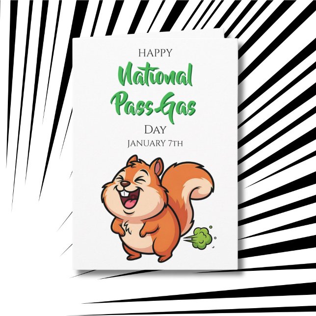 Cartão Happy National Pass Gas Day | January 7th (Criador carregado)