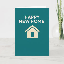 Cartão Happy New Home x Teal