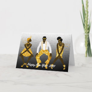 Cartão Happy New Year, 2020