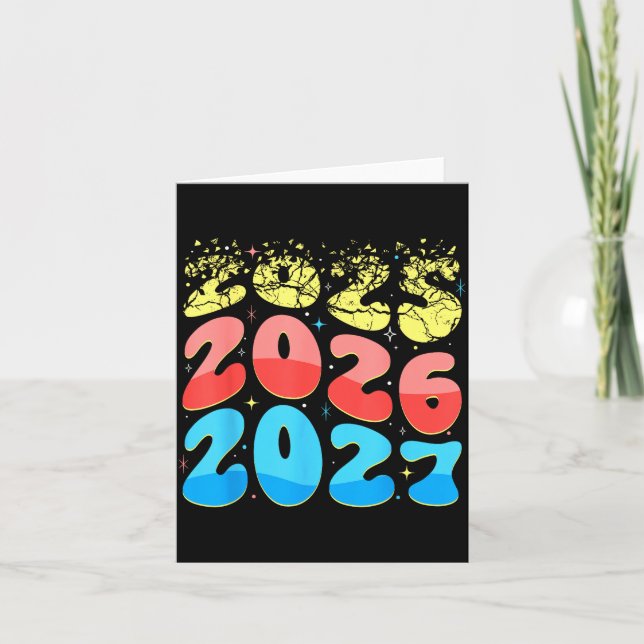 Cartão Happy New Year 2026 Coming Soon 2027 Funny 67 Meme (Frente)