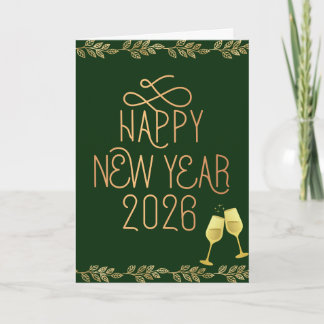 Cartão Happy New Year 2026 Greeting Card