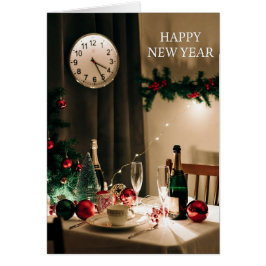 Cartão Happy New Year Card