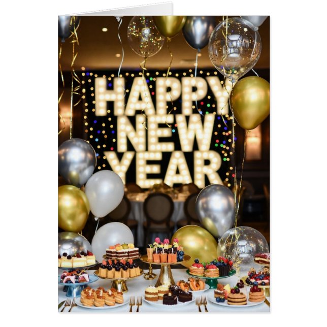 Cartão Happy New Year Card (Frente)