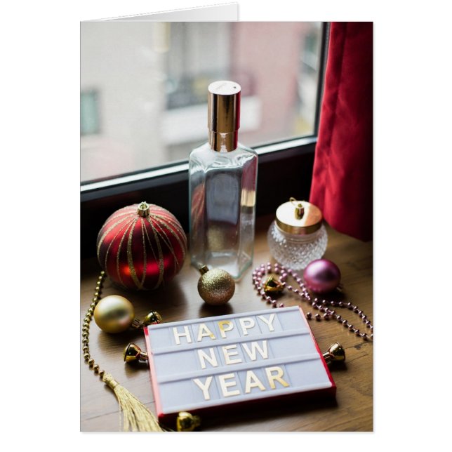 Cartão Happy New Year Card (Frente)