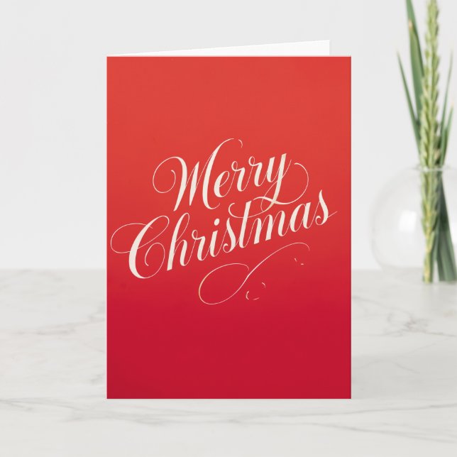 Cartão Happy New Year Merry Christmas Holiday Season (Frente)