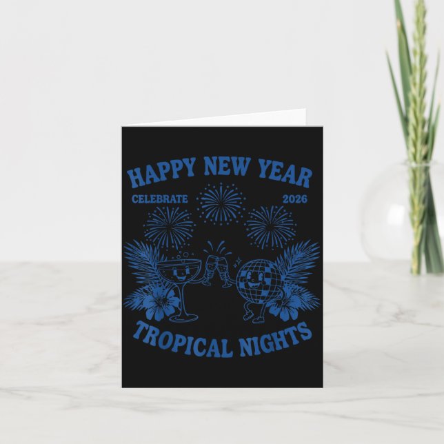 Cartão Happy New Year Trocal Nights 2026 Celebration  (Frente)