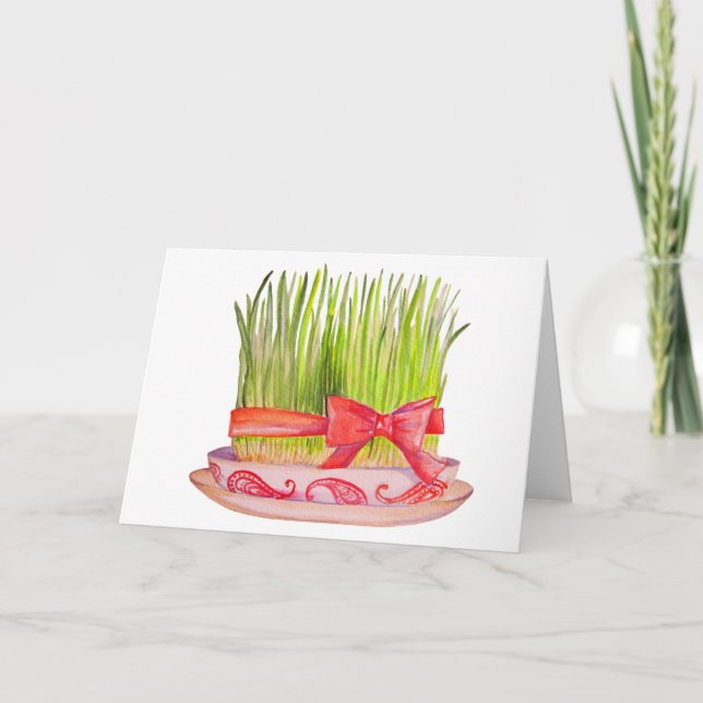 Cartão Happy Noroz Sabzeh (Frente)