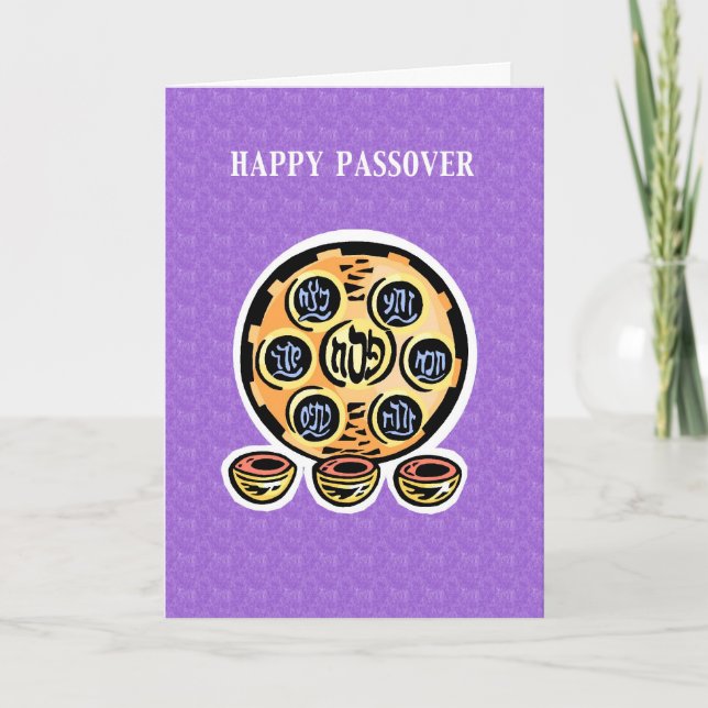 Cartão "Happy Passover" Card (Frente)