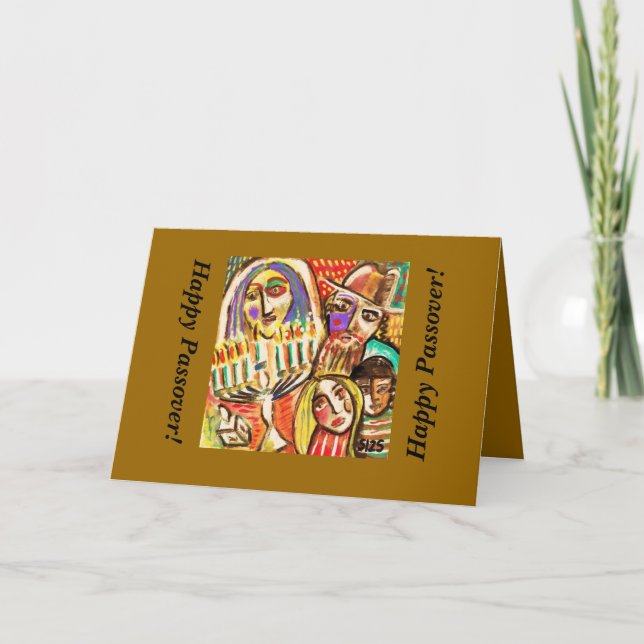Cartão Happy Passover : Jewish Festival of Lights (Frente)