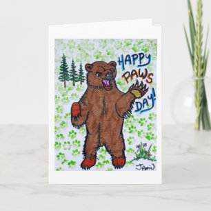 Cartão Happy Paws Day