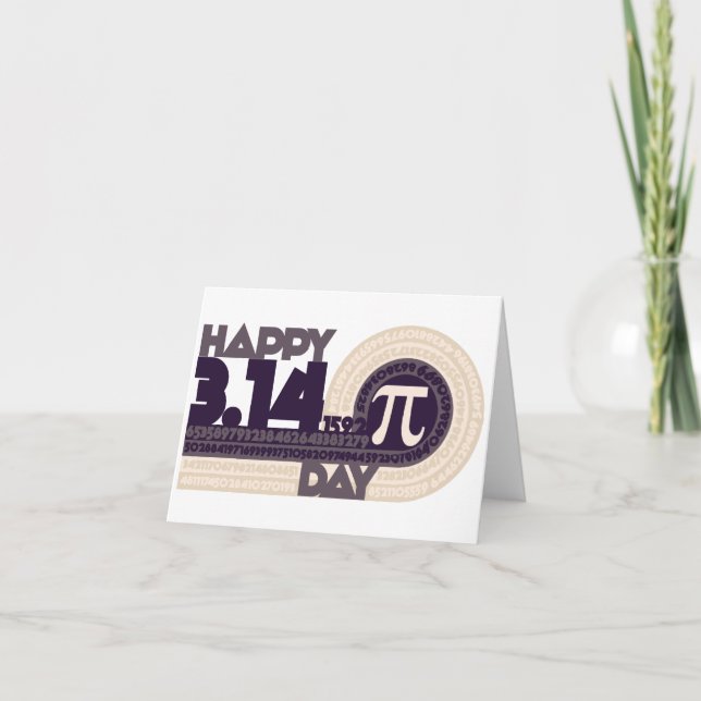 Cartão Happy pi Day (Frente)