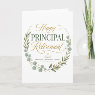 Cartão Happy Principal Retirement Gift