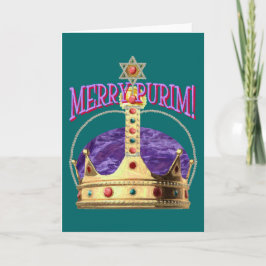 Cartão Happy Purim Blank Card