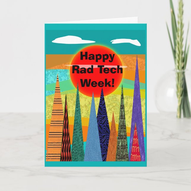 Cartão Happy Rad Tech Week Cards (Frente)