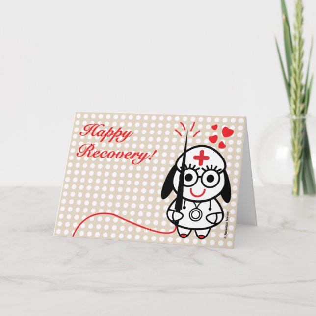 Cartão Happy Recovery Greeting Card! (Frente)