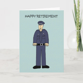 Cartão Happy Retirement to Police Officer
