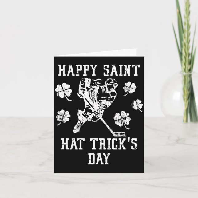 Cartão Happy Saint Hat Tricks Day St Patricks Day Funny  (Frente)