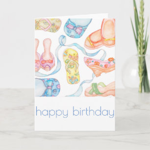 Cartão Happy shoes birthday card